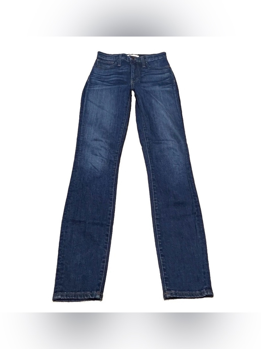 Madewell Curvy High Rise Skinny Stretch Dark Blue Jeans Womens Size 25 x 28.5